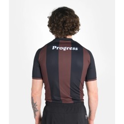 Rashguard 2025 pour le jiu jitsu brésilien Progress - Marron
